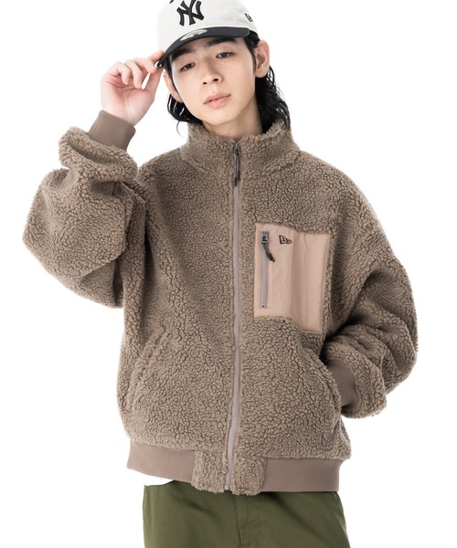 NEW ERA（ニューエラ） ブルゾン アウター ブルゾン ボア ボックスロゴ