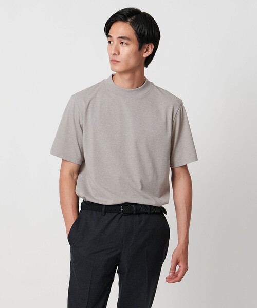 UNITED ARROWS tシャツ ポリエステル モックネック Tシャツ UA