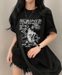 tシャツ 半袖 キャットロックゆったり半袖Tシ...の詳細画像4