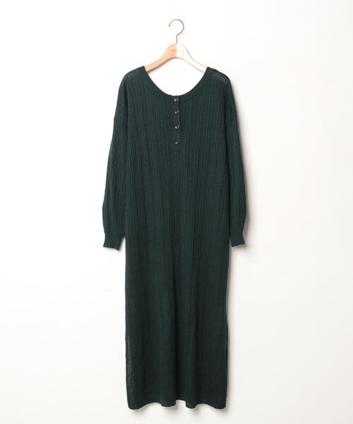 VIS（ビス） ニットワンピース FREE グリーン レディース : ZOZOTOWN