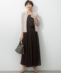ロング スカート 「洗える」シアービエラ ギャ...の詳細画像5