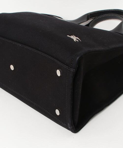 専用　BURBERRY BLUELABEL ボストン　トートバッグ　ブラック BURBERRY BLUE LABEL 「BURBERRY LABEL」 刺繍トートバッグ