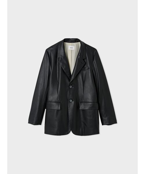 MIESROHE（ミースロエ）ヴィンテージライクシングル　ブラック38 MIESROHE（ミースロエ） ジャケット テーラードジャケット