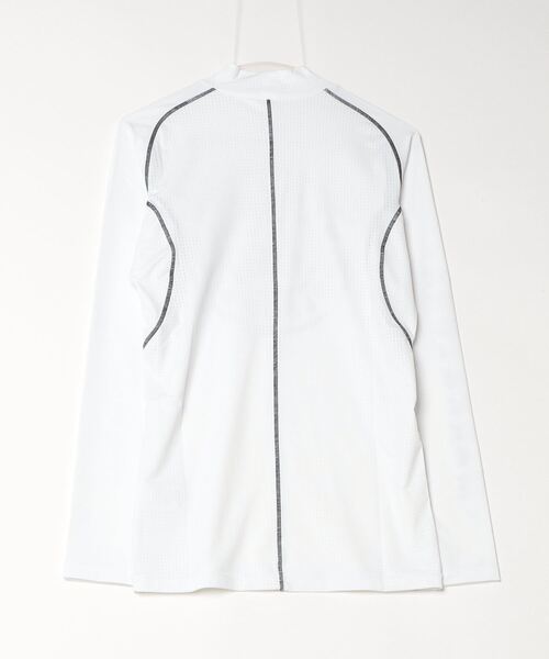 MARK&LONA ホワイトシャツ 半袖　CODE MARK&LONA tシャツ Assign Structured Mock Neck | MEN メンズ