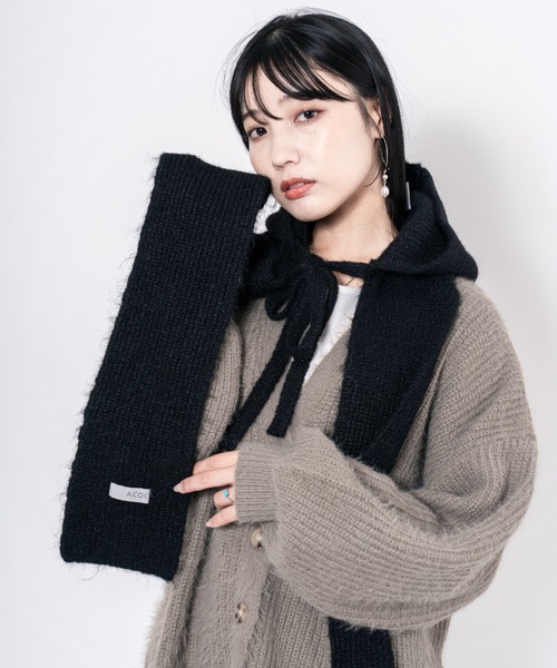ACOC ニット帽 ニットキャップ 「ACOC/アコック」ニットフーディ