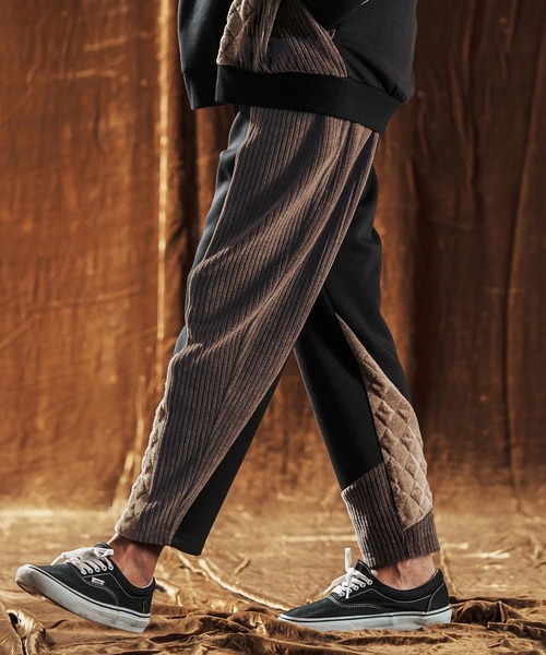 ANGENEHM（アンゲネーム） パンツ mp13979-Switching Design Pants