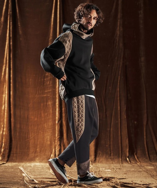 ANGENEHM（アンゲネーム） パンツ mp13979-Switching Design Pants