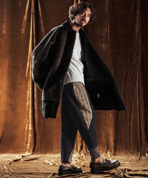 ANGENEHM（アンゲネーム） パンツ mp13979-Switching Design Pants