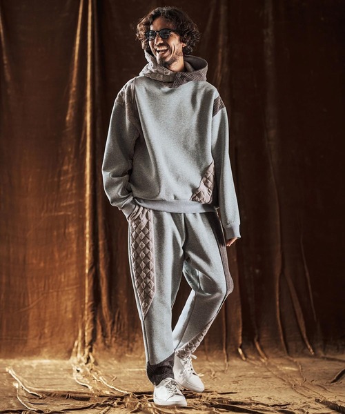 ANGENEHM（アンゲネーム） パンツ mp13979-Switching Design Pants
