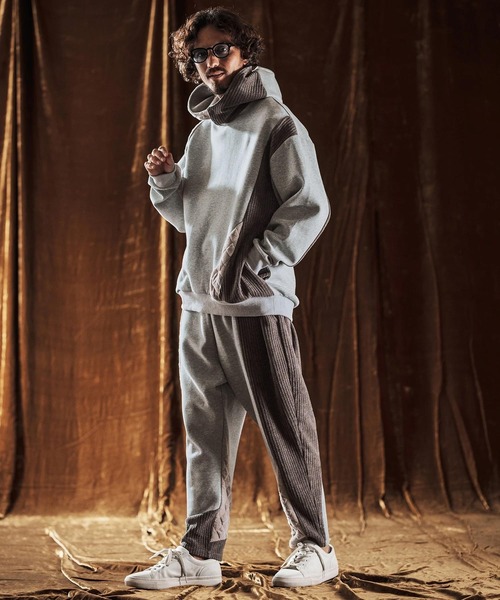 ANGENEHM（アンゲネーム） パンツ mp13979-Switching Design Pants