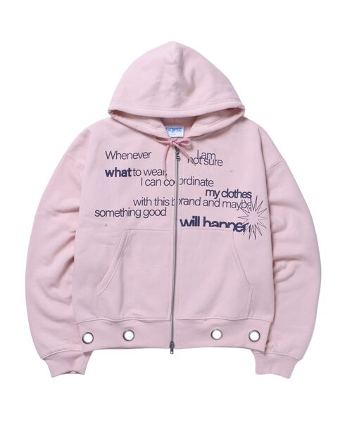 お約束済み2点⭐️カットソー⭐️パーカー SEQUENZE パーカー WEB限定 / セットアップ対応 アイレットジップ