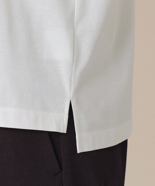 未使用 MACKINTOSH マッキントッシュ BIBURY FLOWER 001 Tシャツ 1点 38 コットン100％ 半袖 トップス レディース AM7954A53 BIBURY FLOWER】シルエットバイブリープリントTシャツ(トップス