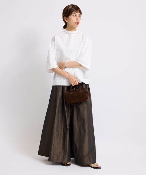 IENA スカート メモリータフタギャザースカート : ZOZOTOWN