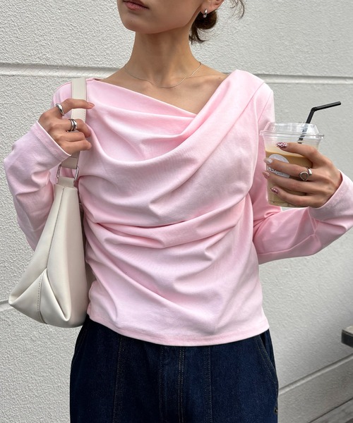 NOGLE tシャツ 「NOGLE/ノグル」2wayオフショルロンT レディース
