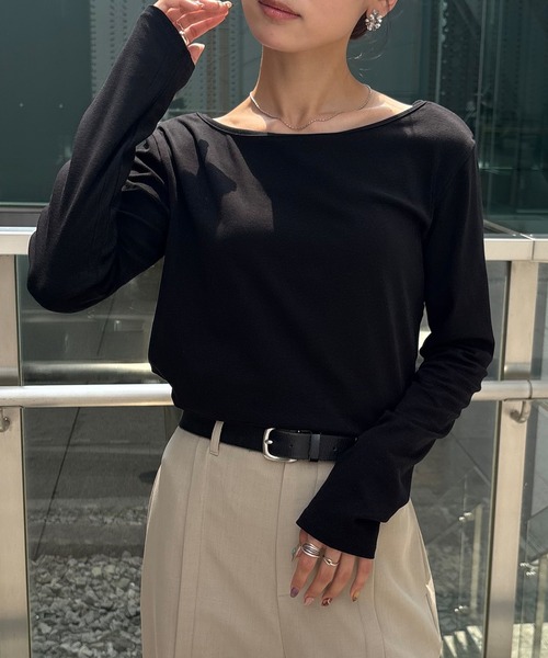 NOGLE tシャツ 「NOGLE/ノグル」2wayオフショルロンT レディース