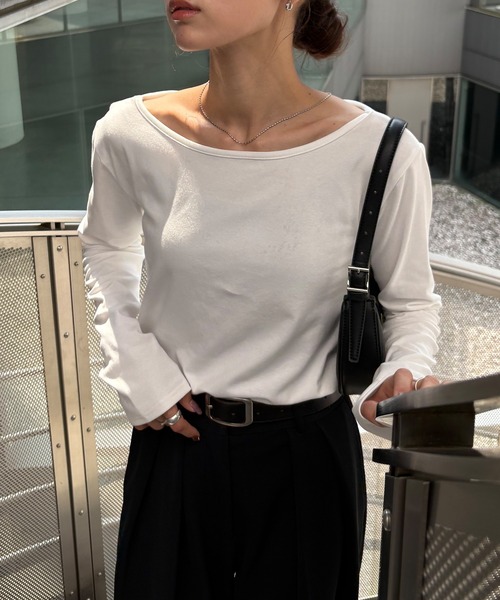 NOGLE tシャツ 「NOGLE/ノグル」2wayオフショルロンT レディース