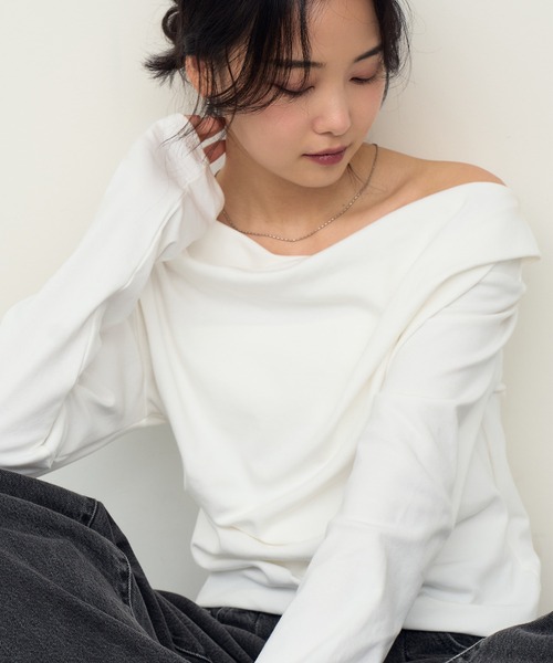 NOGLE tシャツ 「NOGLE/ノグル」2wayオフショルロンT レディース