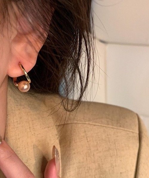 shoppinggo ピアス ピアス リングピアス レディース 上品 ゴールド