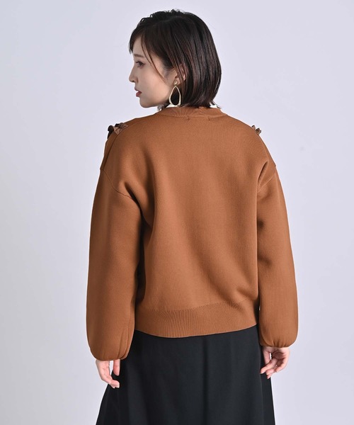 rawfudge カーディガン RAW FUDGE（ローファッジ） カーディガン チェック柄プレーティング