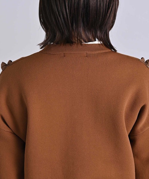rawfudge カーディガン RAW FUDGE（ローファッジ） カーディガン チェック柄プレーティング