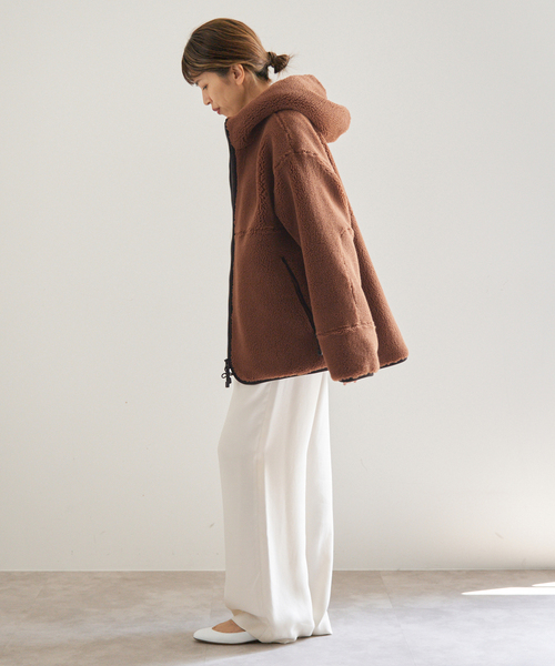 IENA（イエナ） コート アウター Maison IENA フードボアブルゾン