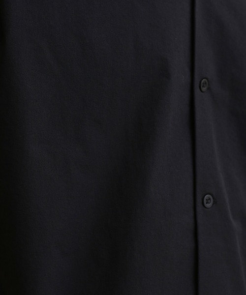 「NANO universe」 半袖シャツ M ネイビー メンズ_画像2