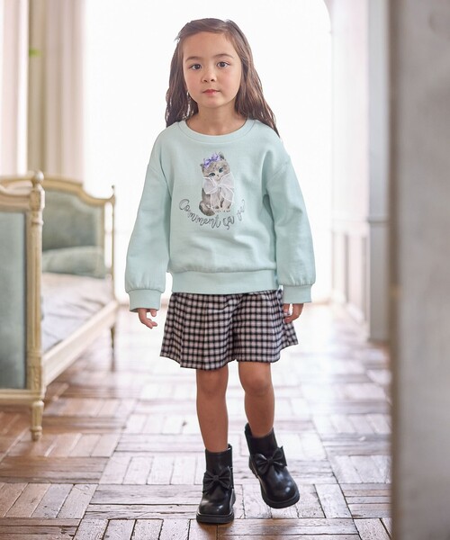 ANY（エニィ） トレーナー ネコプリント トレーニャー キッズ 子供服