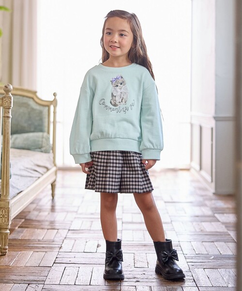 ANY（エニィ） トレーナー ネコプリント トレーニャー キッズ 子供服