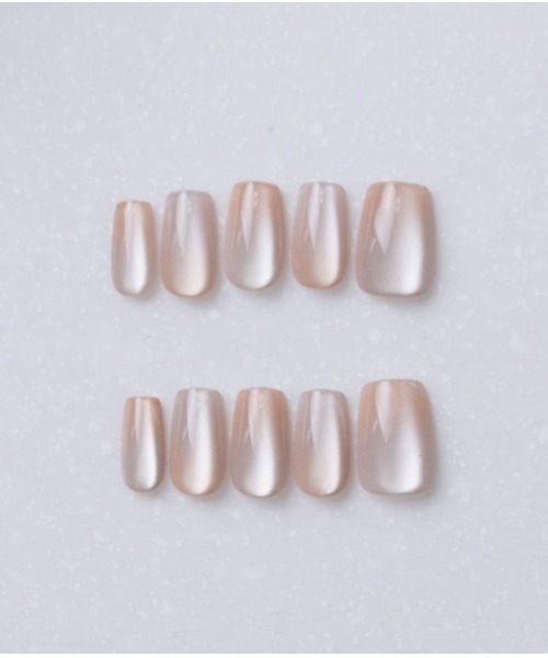 ネイルチップ ネイルシール ハイクオリティー パーツなし /水光ネイル