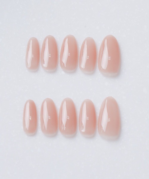 ネイルチップ ネイルシール ハイクオリティー パーツなし /水光ネイル