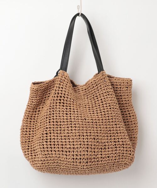 SHIPS any 「SHIPS any」 トートバッグ ONE SIZE キャメル レディース