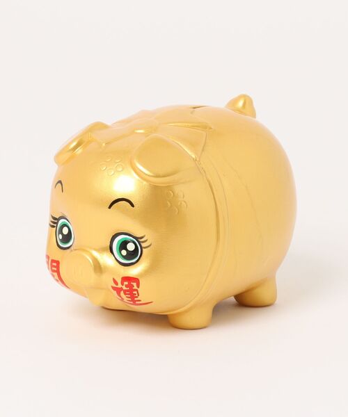 カヤ インテリア 「カヤ」金の豚貯金箱 大 : ZOZOTOWN Yahoo!店 - 通販