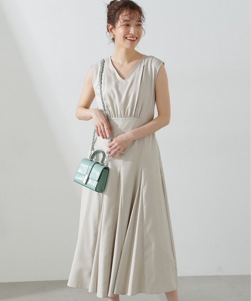 「N.(N. Natural Beauty Basic)」 ノースリーブワンピース MEDIUM ブラック レディース_画像9