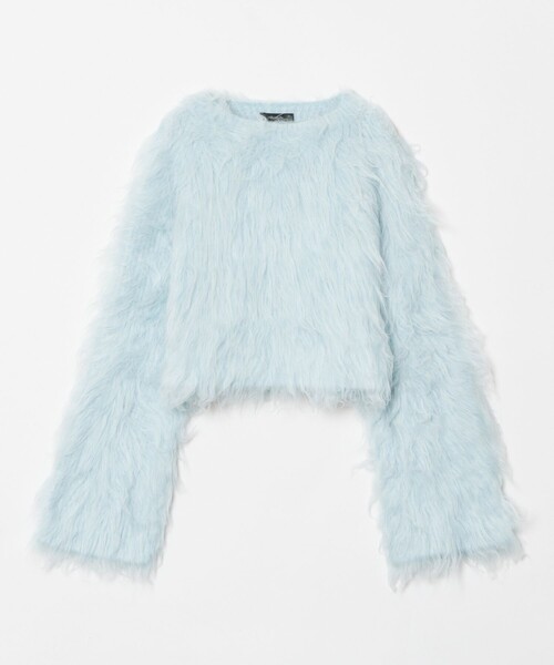 「allureville」 長袖ニット 2 ライトグレー レディース_画像9