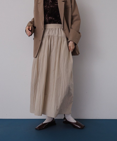 「SENSE OF PLACE by URBAN RESEARCH」 スカート ONE チャコールグレー レディース_画像2