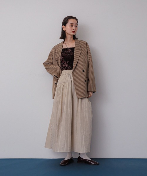 「SENSE OF PLACE by URBAN RESEARCH」 スカート ONE チャコールグレー レディース_画像4