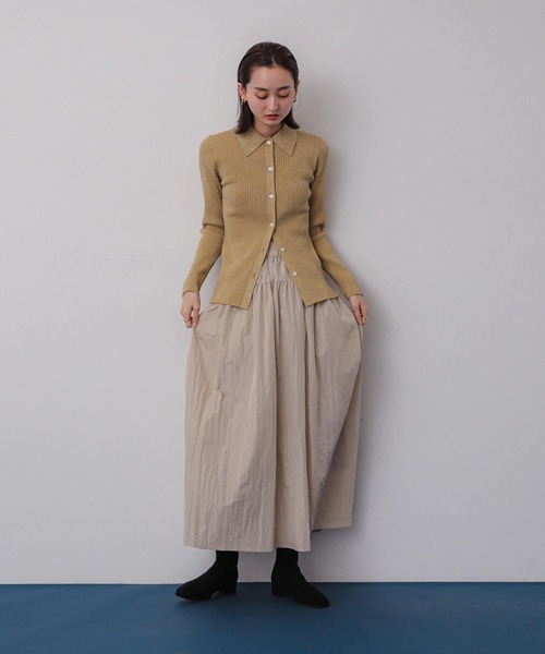 「SENSE OF PLACE by URBAN RESEARCH」 スカート ONE チャコールグレー レディース_画像5