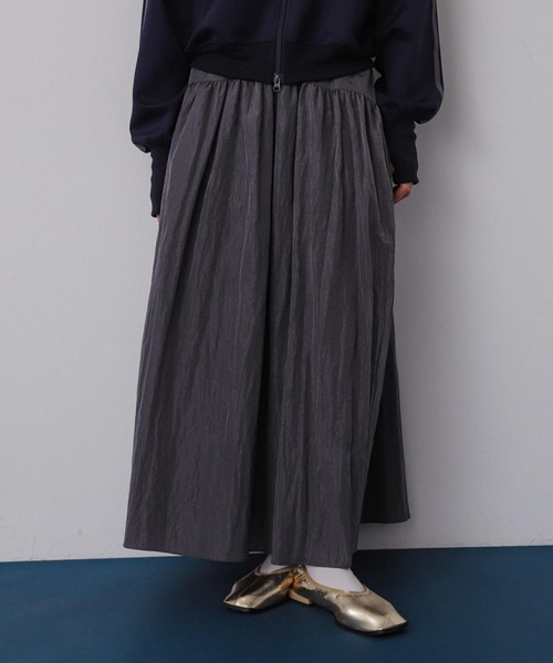 「SENSE OF PLACE by URBAN RESEARCH」 スカート ONE チャコールグレー レディース_画像6