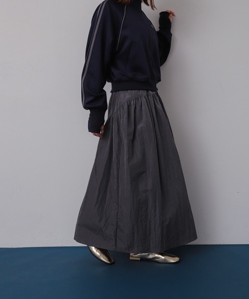 「SENSE OF PLACE by URBAN RESEARCH」 スカート ONE チャコールグレー レディース_画像7