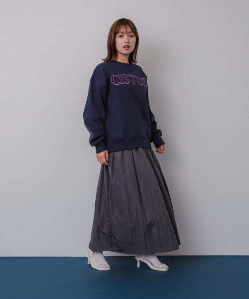 「SENSE OF PLACE by URBAN RESEARCH」 スカート ONE チャコールグレー レディース_画像9