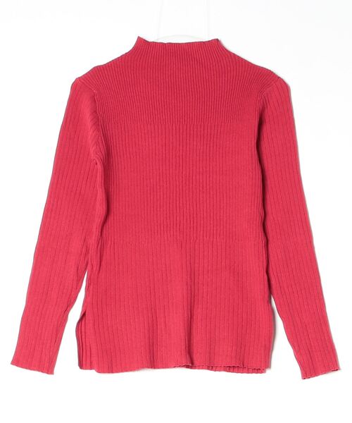 「RAY CASSIN」 長袖ニット FREE レッド レディース_画像2