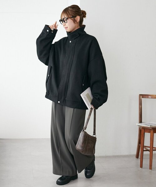 Discoat（ディスコート） ブルゾン アウター 「ユニセックス」中空糸衿