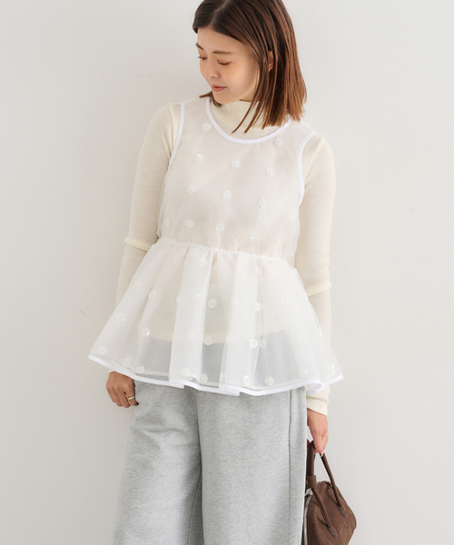 ユー バイ スピック＆スパン（U by SPICK&SPAN）/フラワースパンコールブラウス U by SPICK&SPAN（ユーバイスピックアンドスパン） ブラウス シャツ