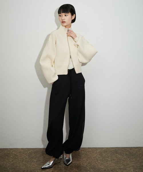 ADAM ET ROPE'（アダムエロペ） カーディガン 「WEB限定」ショートジャ