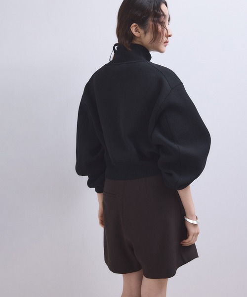 ADAM ET ROPE'（アダムエロペ） カーディガン 「WEB限定」ショートジャ