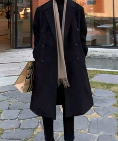 link lot チェスターコート コート 「25年秋冬新作」メルトンタッチ