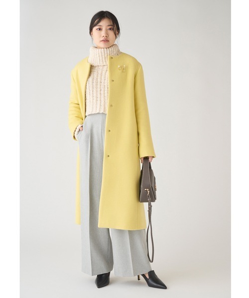 CELFORD（セルフォード） ノーカラーコート 38 ピンク レディース