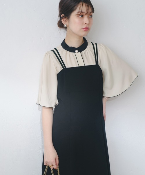 「natural couture」 7分袖ブラウス FREE ピンク レディース_画像6