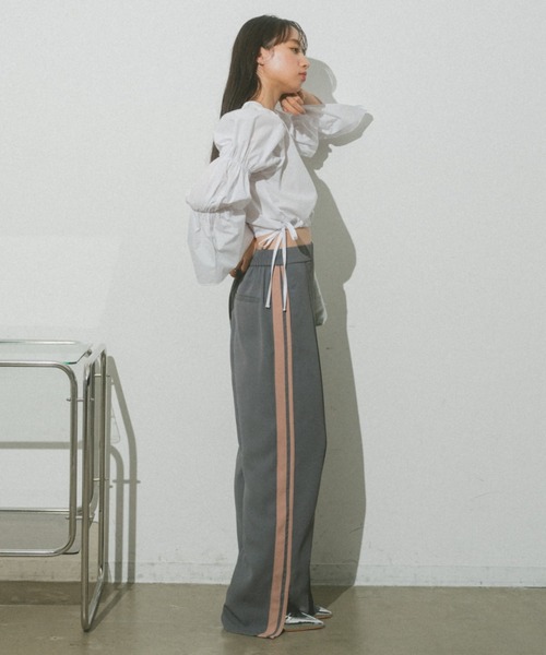 「VANNIE U」 長袖ブラウス FREE ホワイト レディース_画像4