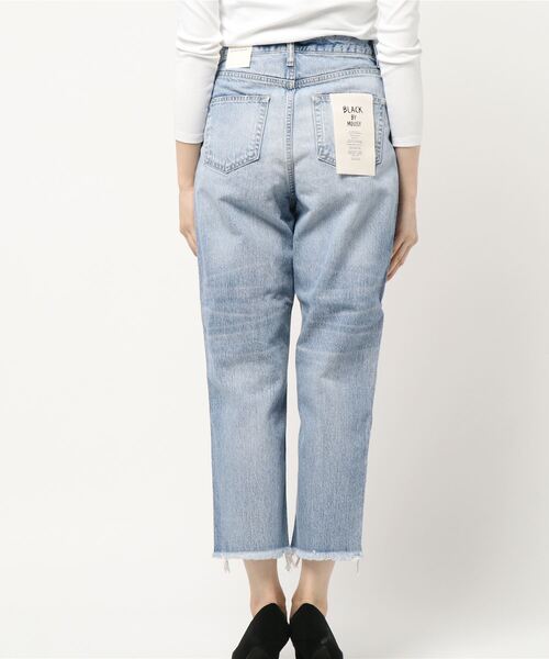「BLACK BY MOUSSY」 デニムパンツ 24inch ライトブルー レディース_画像7